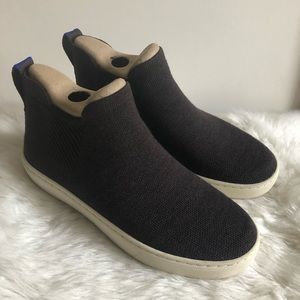 Rothy’s Merino Chelsea Sneakers Espresso Sz 6